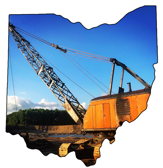 Ohio Long Reach Dragline Service, Ohio Dragline Services, Ohio Gravel and Sand Dredging, Ohio Dragline Operation Add On, OH Lattice Boom Cranes Dragline Services, Dredging, Dragline, Ohio, Sand, Gravel, Columbus Dragline Services, Cleveland, gravel dredging